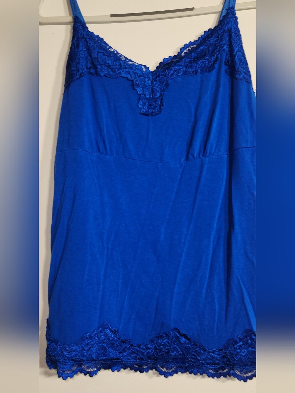 💙Lace Trim💙 Lane Bryant Camisole 14/16 Royal Blue